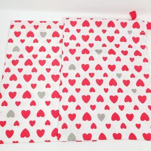 Bath & Body Works Gift-Cosmetic-Makeup Pouch Bag Hearts. 2 Set.